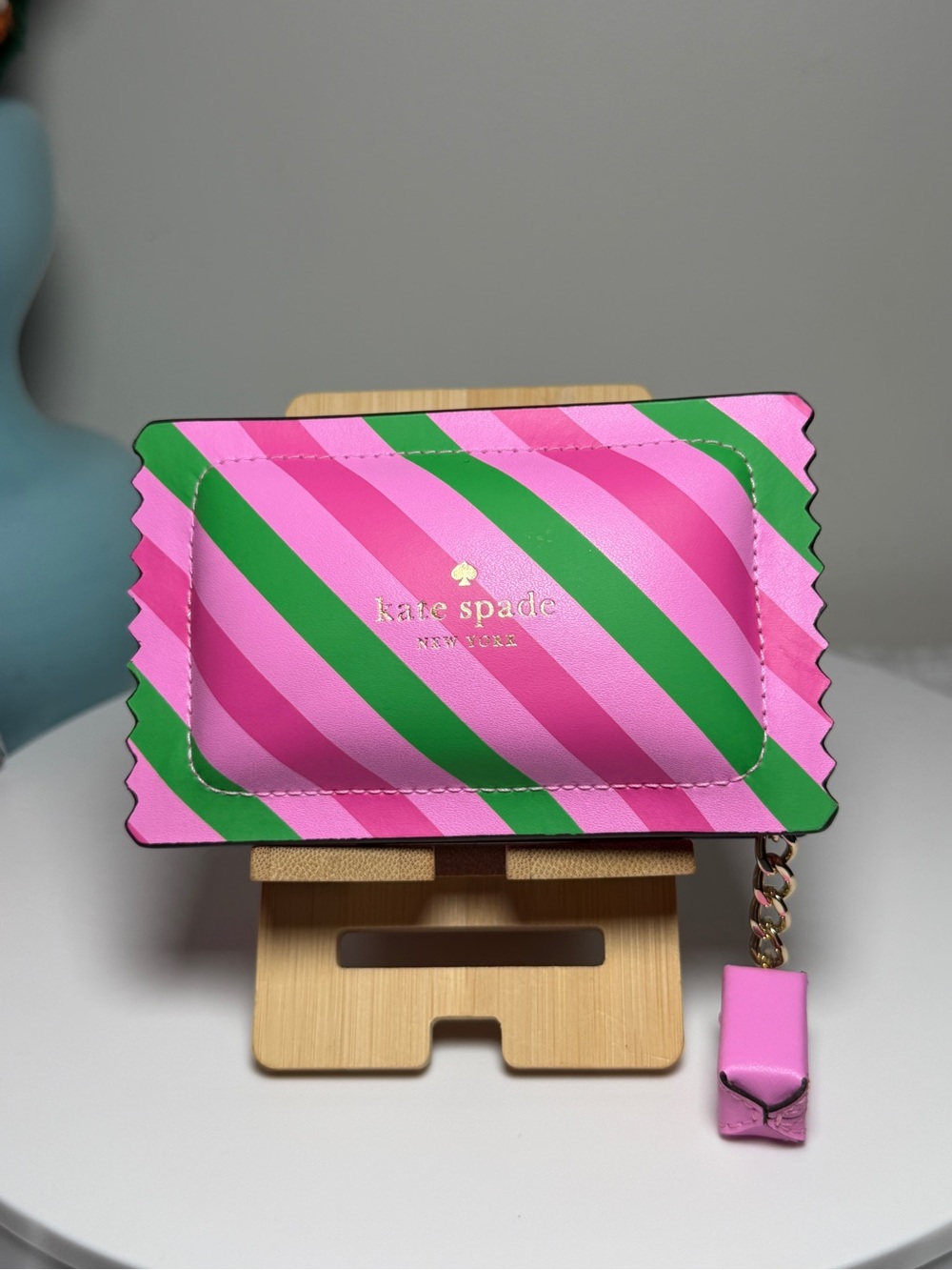 kate spade Strawberry Gum Graphic Handbag, wallet & bag charm NWT - Picture 12 of 13